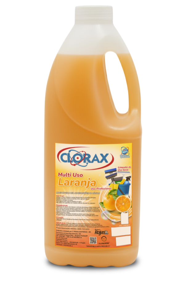 Garrafa de 2L do produto Multiuso Laranja